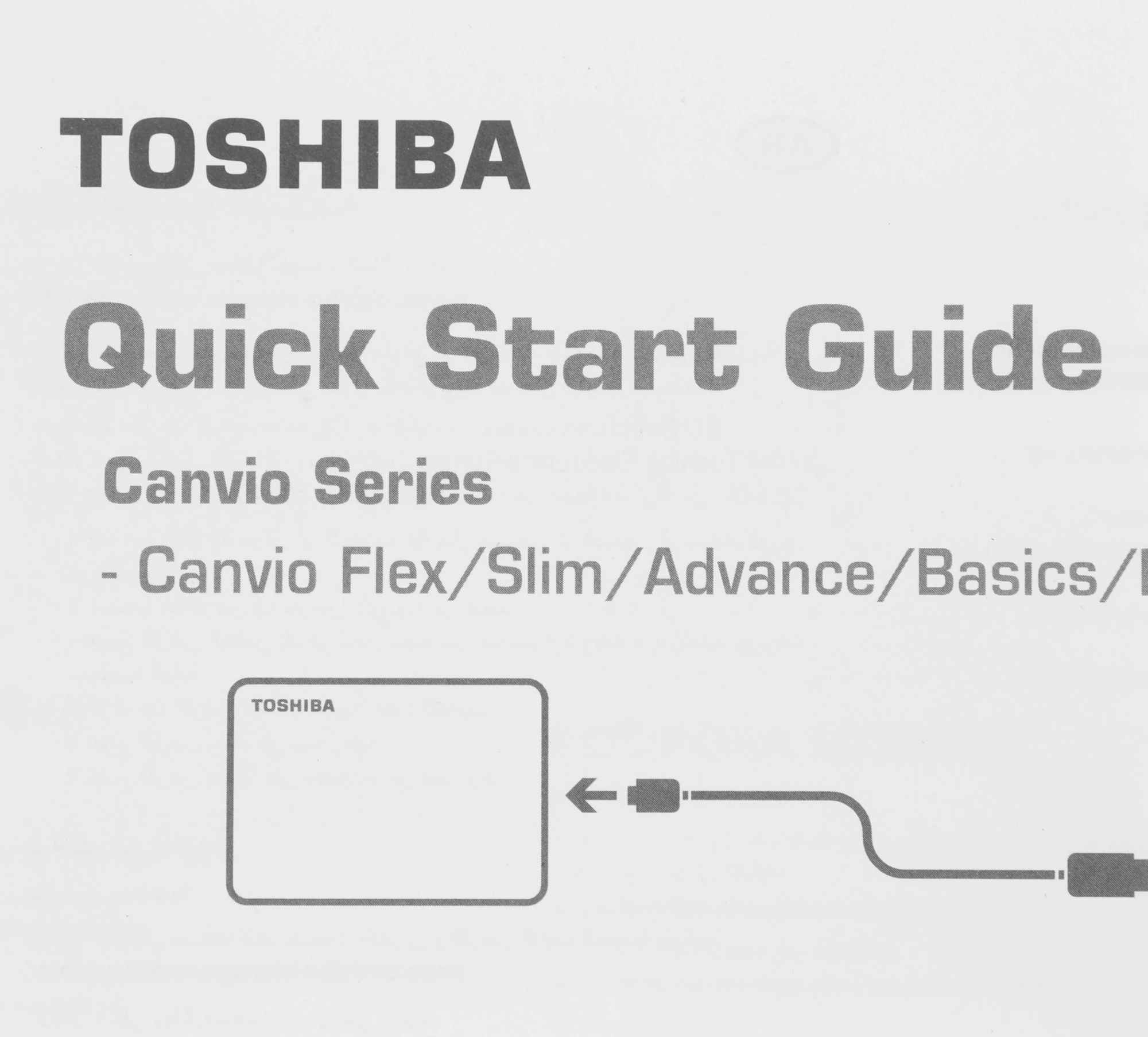 Жесткий диск Toshiba USB3.2 Gen1 2TB HDTP320EK3AA Canvio Ready 2.5" черный — фото 1