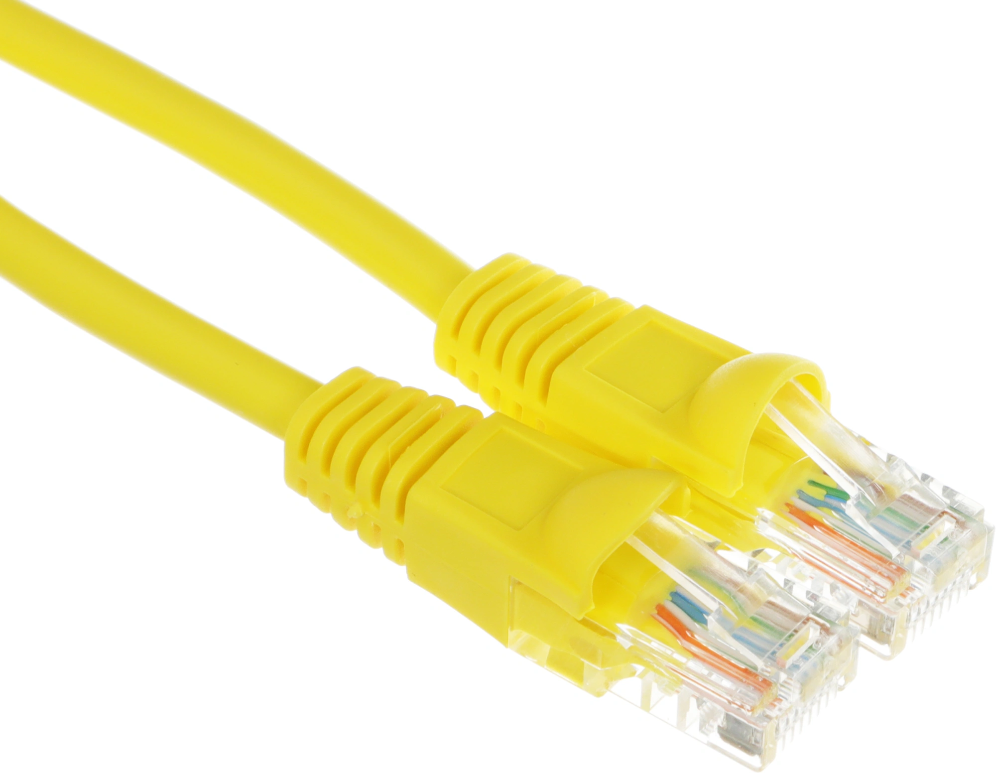 Патч-корд Buro UTP 4 пары cat.5E CCA molded 0.5м желтый RJ-45 (m)-RJ-45 (m) (UTP-5E-0,5M-Y) — миниатюра 2