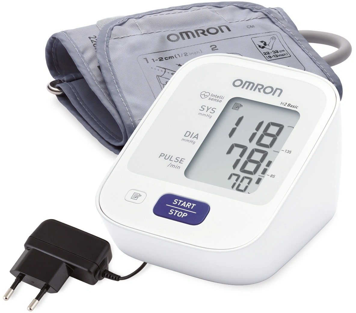 Тонометр автоматический Omron M2 Basic (HEM-7121-ARU)