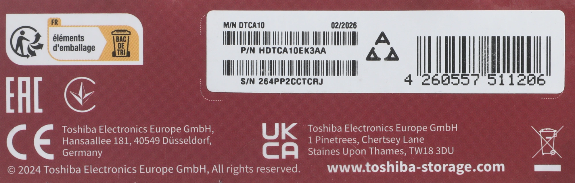 Жесткий диск Toshiba USB3.0 1TB HDTCA10EK3AA Canvio Advance 2.5" черный — миниатюра 2