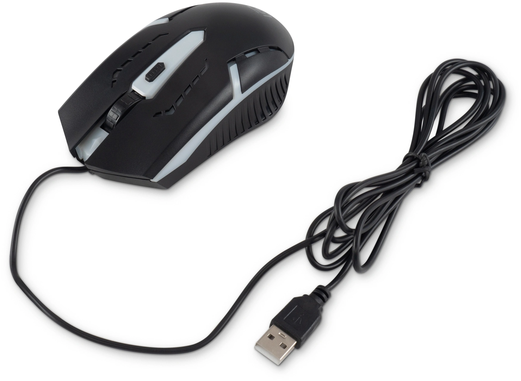 Мышь Оклик 398G черный оптическая 2400dpi USB для ноутбука 4but (1431665) — миниатюра 13