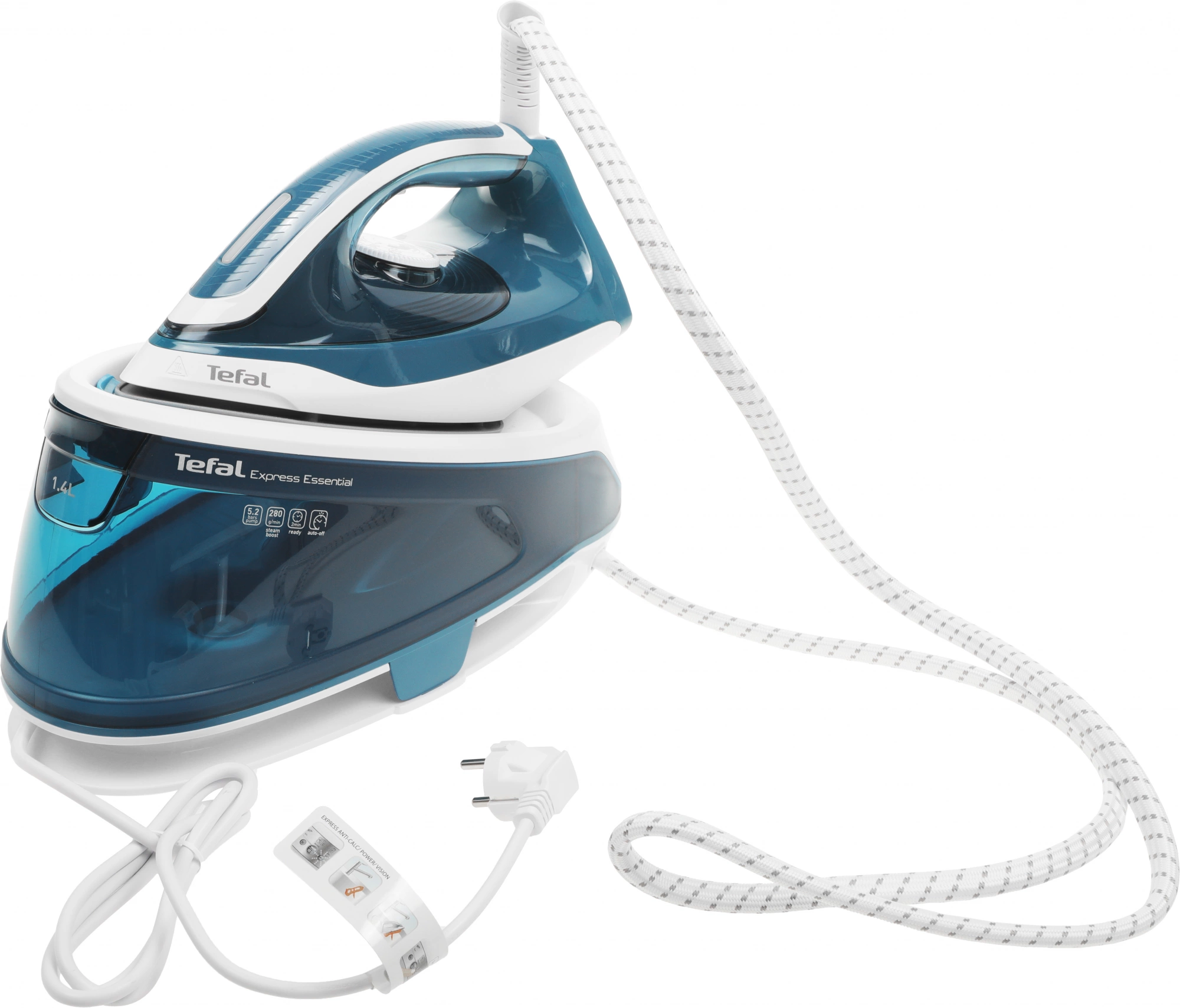 Парогенератор Tefal SV6115E0 2200Вт бирюзовый/белый — миниатюра 9