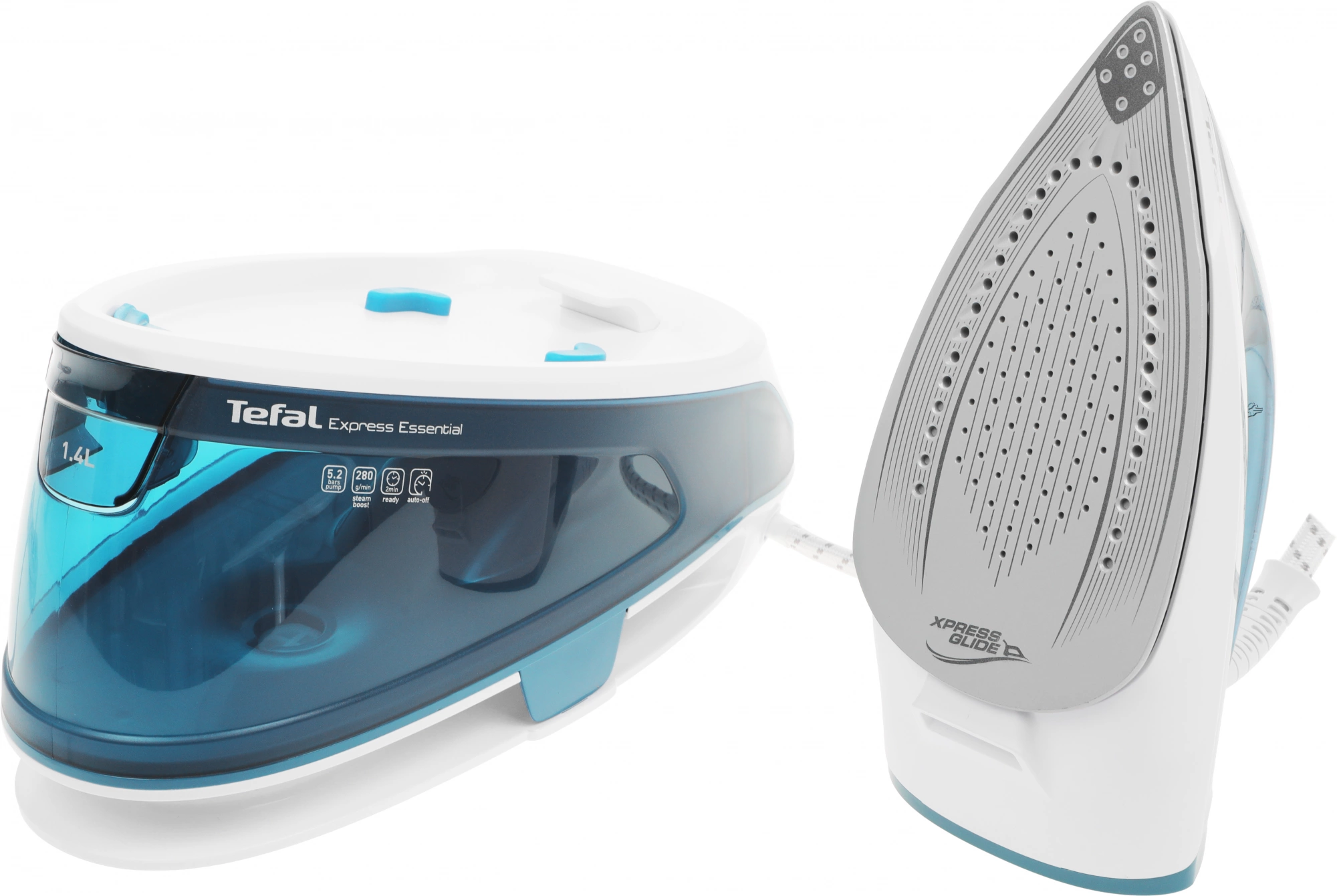 Парогенератор Tefal SV6115E0 2200Вт бирюзовый/белый — миниатюра 11