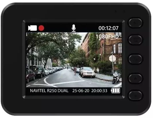 Видеорегистратор Navitel R250 DUAL DVR черный 1Mpix 1080x1920 1080p 140гр. AC5401 — миниатюра 2