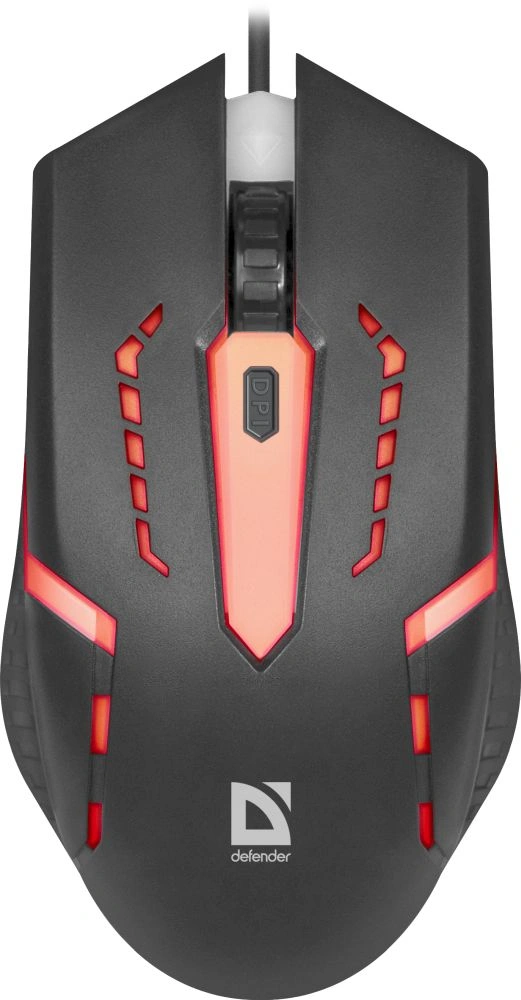 Мышь Defender Hit MB-601 черный оптическая 1200dpi USB 3but (52601) — миниатюра 2
