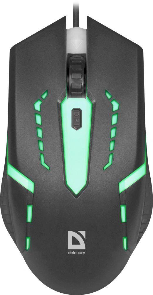 Мышь Defender Hit MB-601 черный оптическая 1200dpi USB 3but (52601) — миниатюра 3