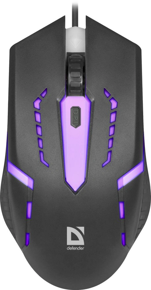 Мышь Defender Hit MB-601 черный оптическая 1200dpi USB 3but (52601) — миниатюра 4