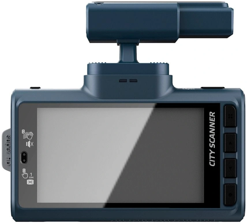 Видеорегистратор Silverstone F1 CityScanner черный 2Mpix 1296x2304 1296p 140гр. GPS MSTAR AIT8339 — миниатюра 4