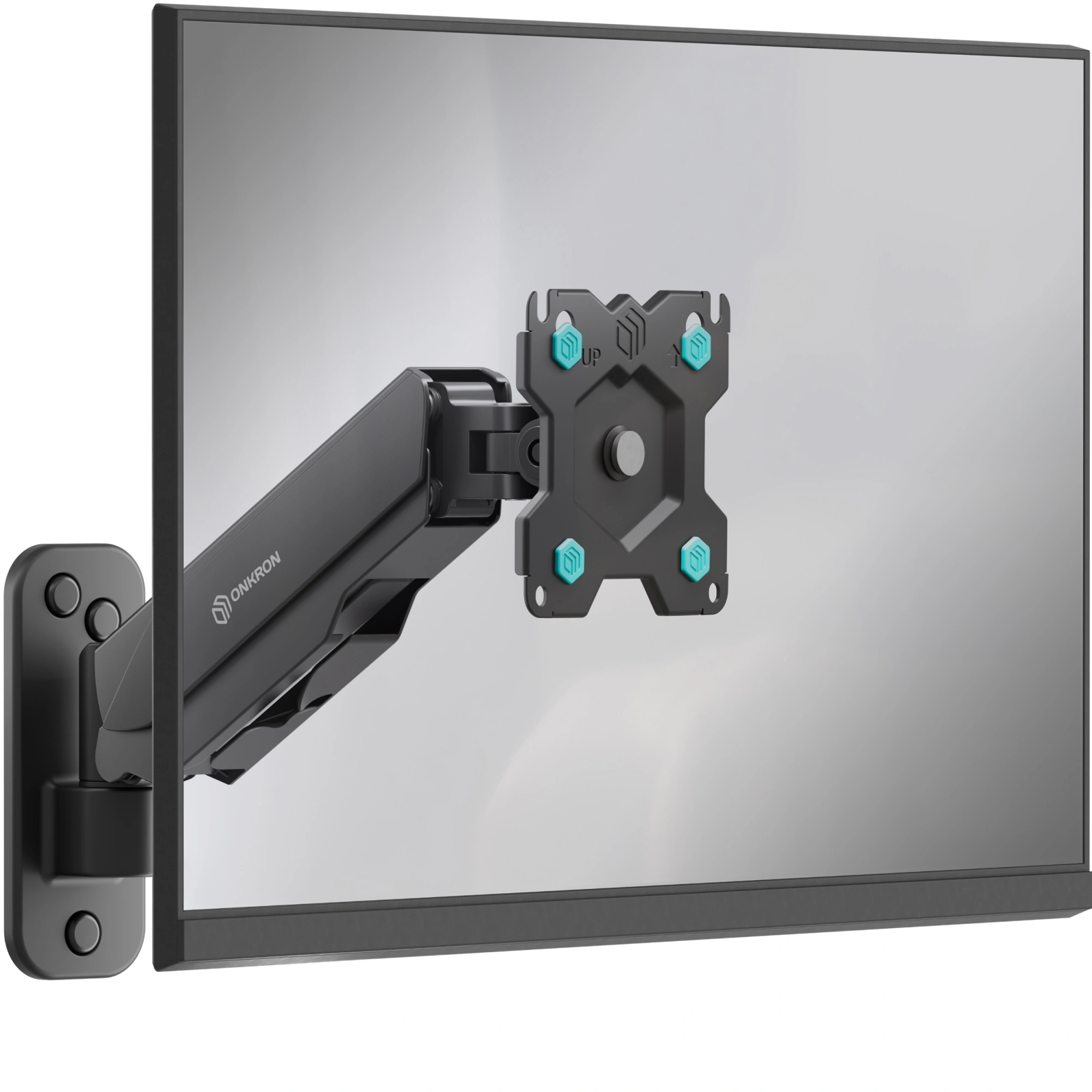 Кронштейн для телевизора Onkron G120 черный 13"-34" макс.8кг настенный поворот и наклон верт.перемещ. — миниатюра 2