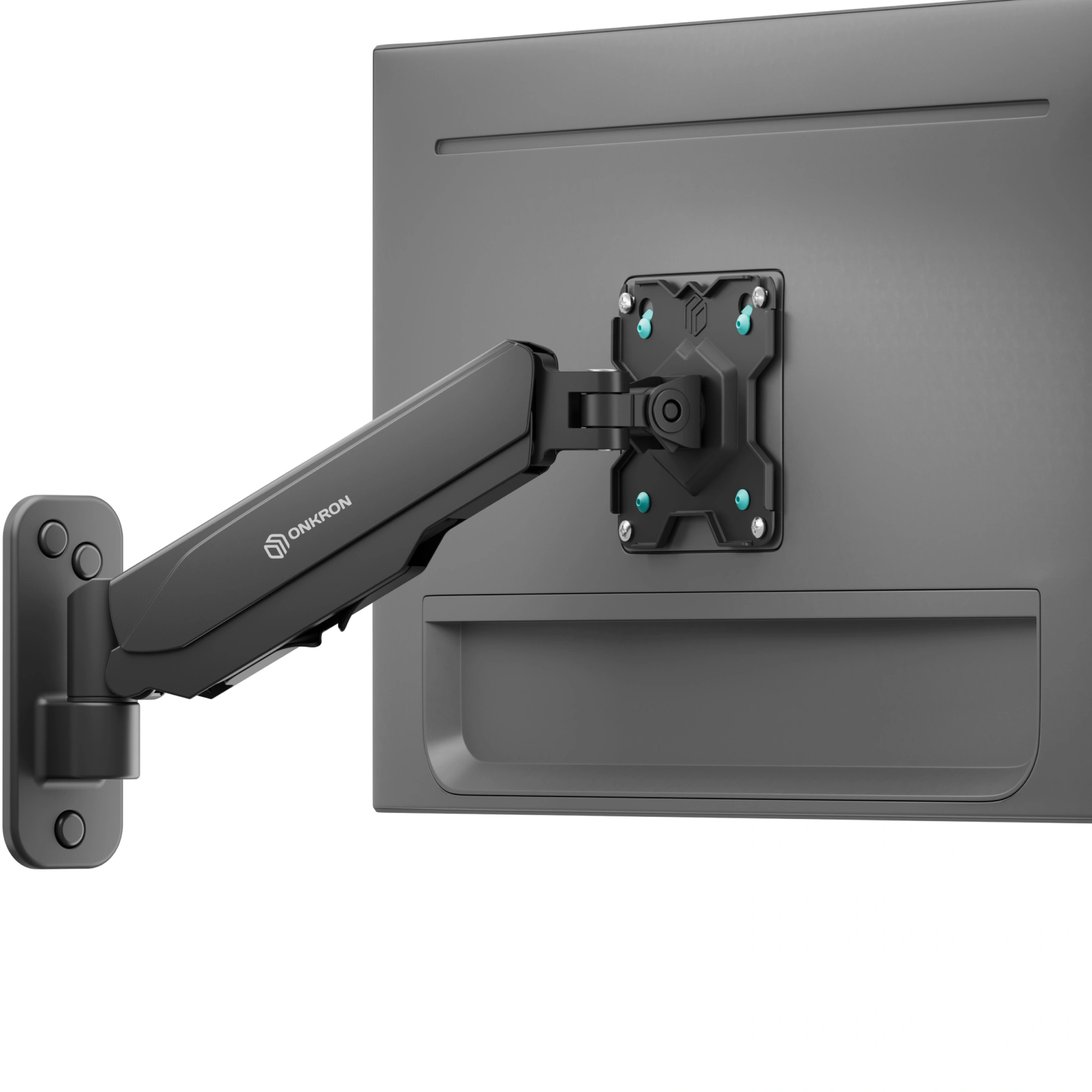 Кронштейн для телевизора Onkron G120 черный 13"-34" макс.8кг настенный поворот и наклон верт.перемещ. — миниатюра 3