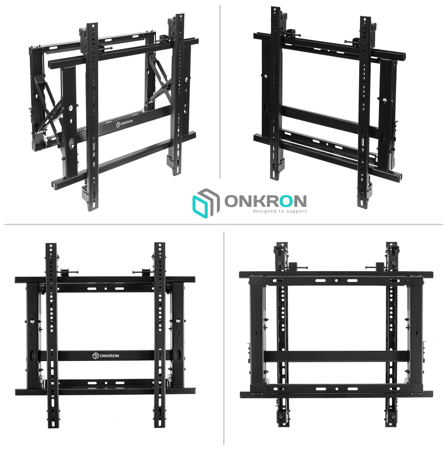 Кронштейн для телевизора Onkron PRO7G черный 50"-70" макс.50кг настенный наклонно-выдвижной — миниатюра 2