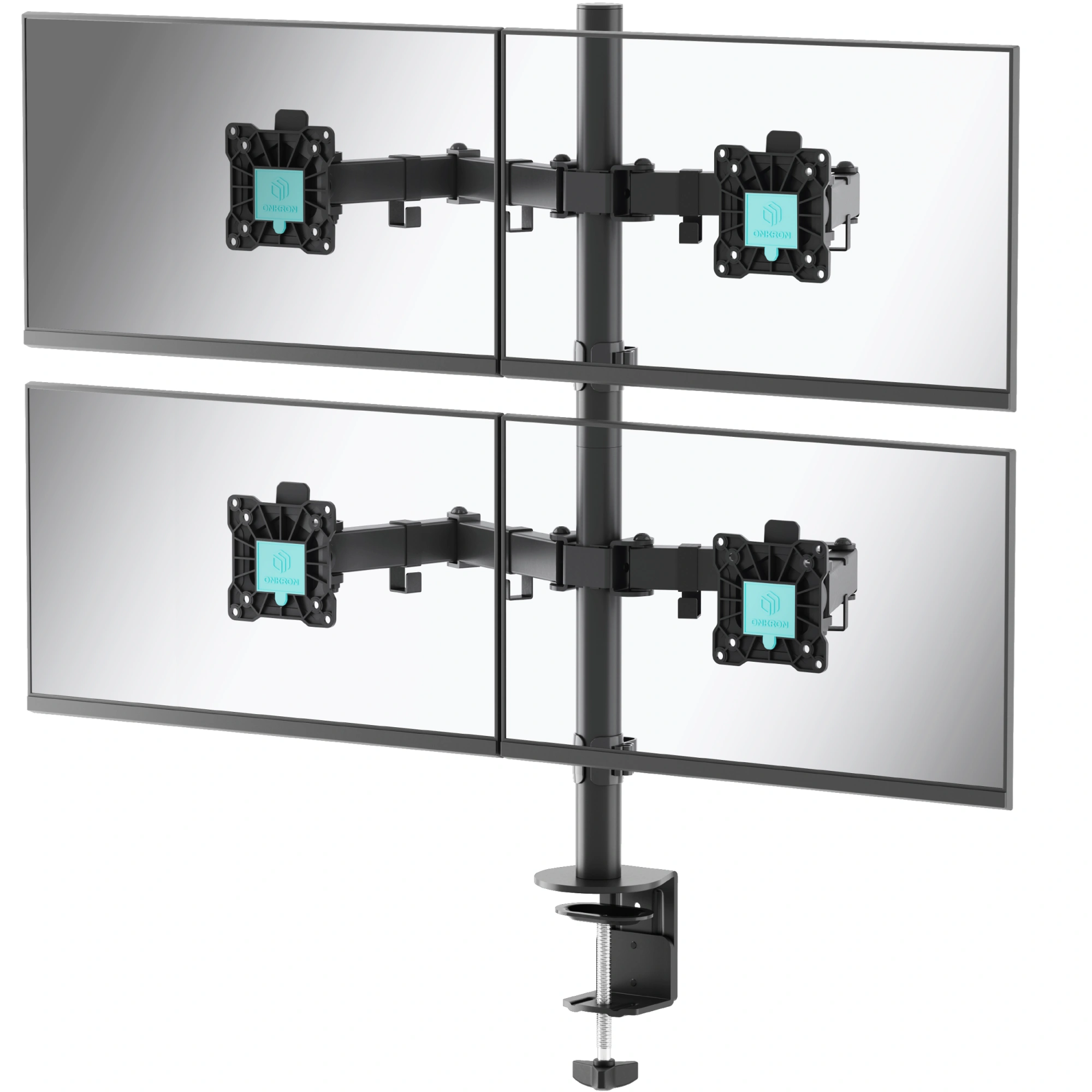 Кронштейн для мониторов Onkron D421E черный 13"-32" макс.32кг настольный поворот и наклон — миниатюра 3