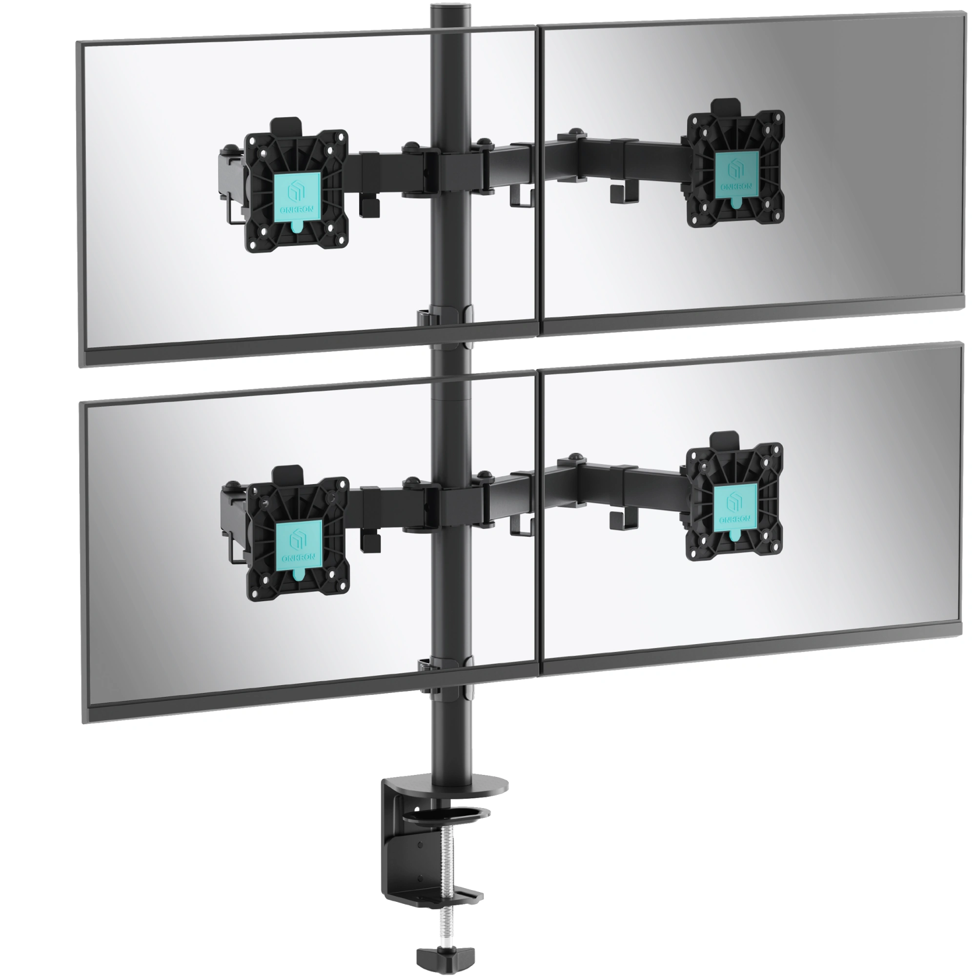 Кронштейн для мониторов Onkron D421E черный 13"-32" макс.32кг настольный поворот и наклон — миниатюра 4
