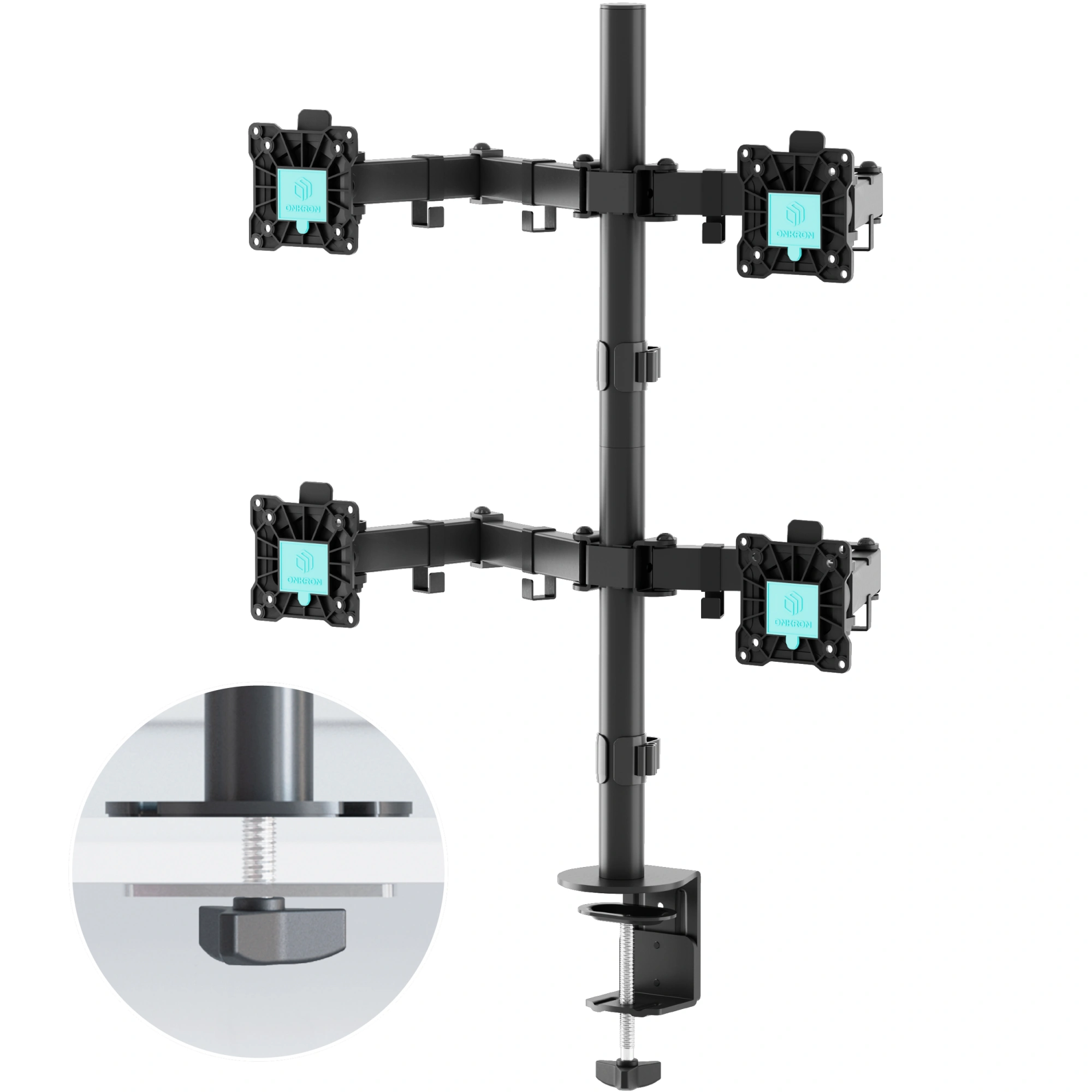 Кронштейн для мониторов Onkron D421E черный 13"-32" макс.32кг настольный поворот и наклон — миниатюра 5