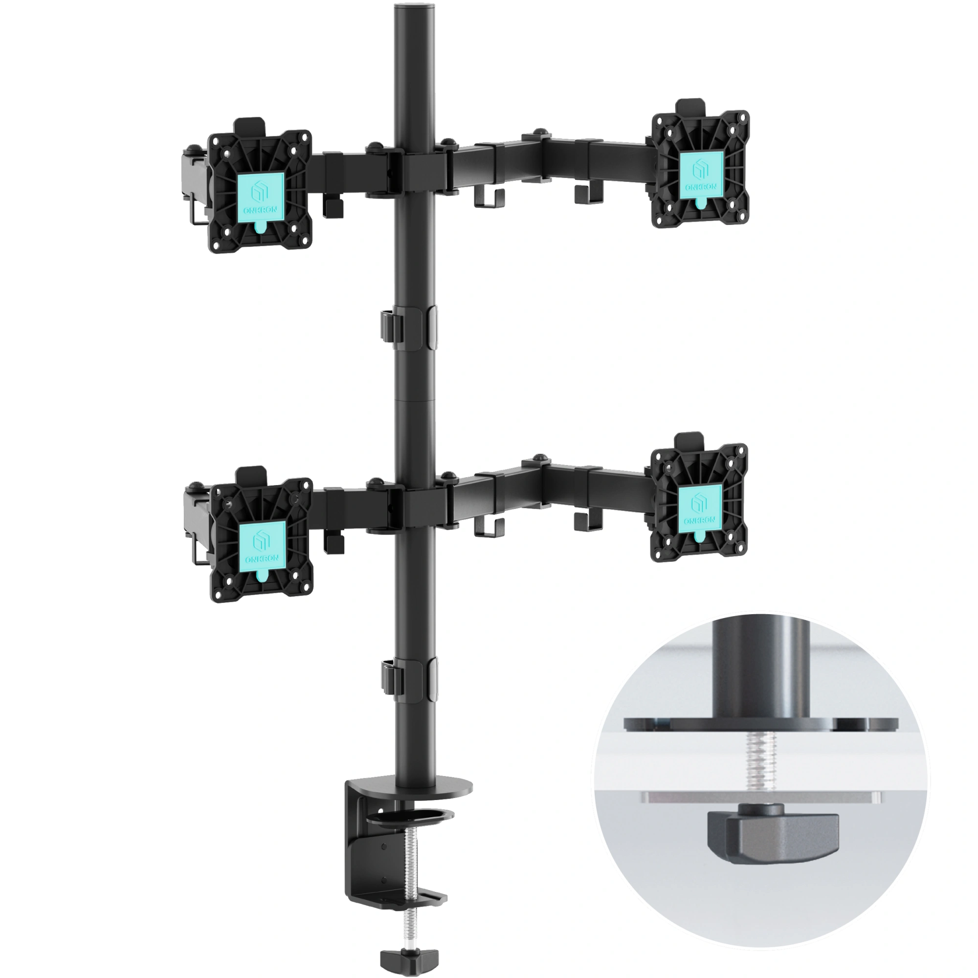 Кронштейн для мониторов Onkron D421E черный 13"-32" макс.32кг настольный поворот и наклон — миниатюра 6
