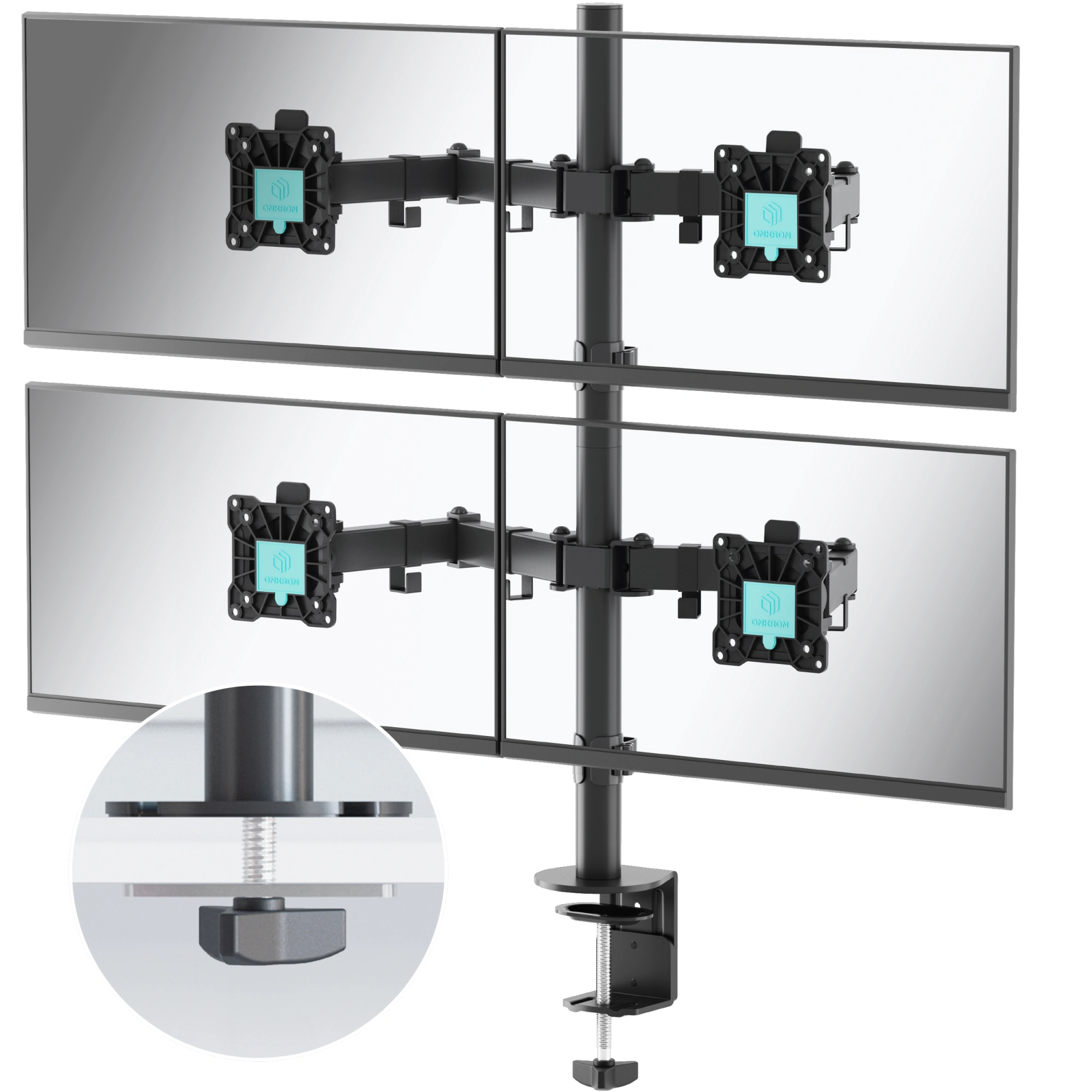 Кронштейн для мониторов Onkron D421E черный 13"-32" макс.32кг настольный поворот и наклон — миниатюра 7