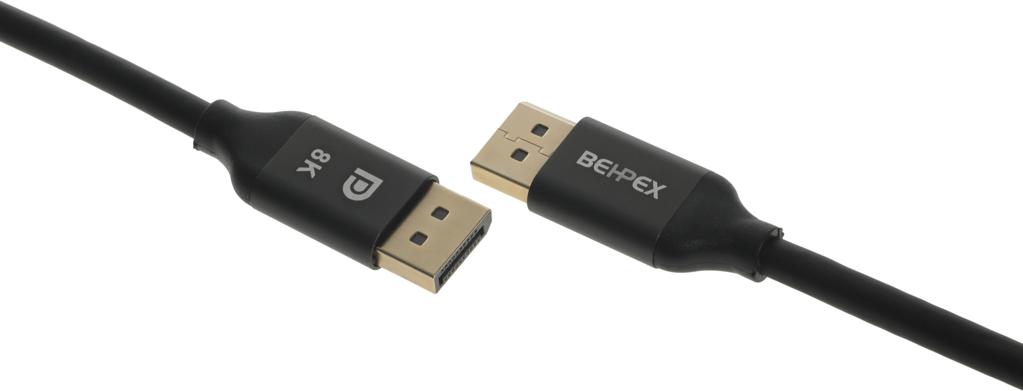 Кабель аудио-видео Ultra HD v1.4 DisplayPort (m)/DisplayPort (m) 1м. черный — миниатюра 3