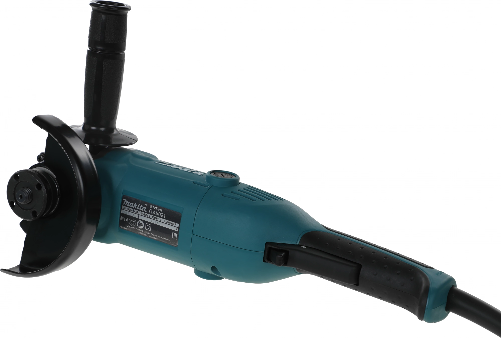 Углошлифовальная машина Makita GA5021 1050Вт 11000об/мин рез.шпин.:M14 d=125мм — миниатюра 3