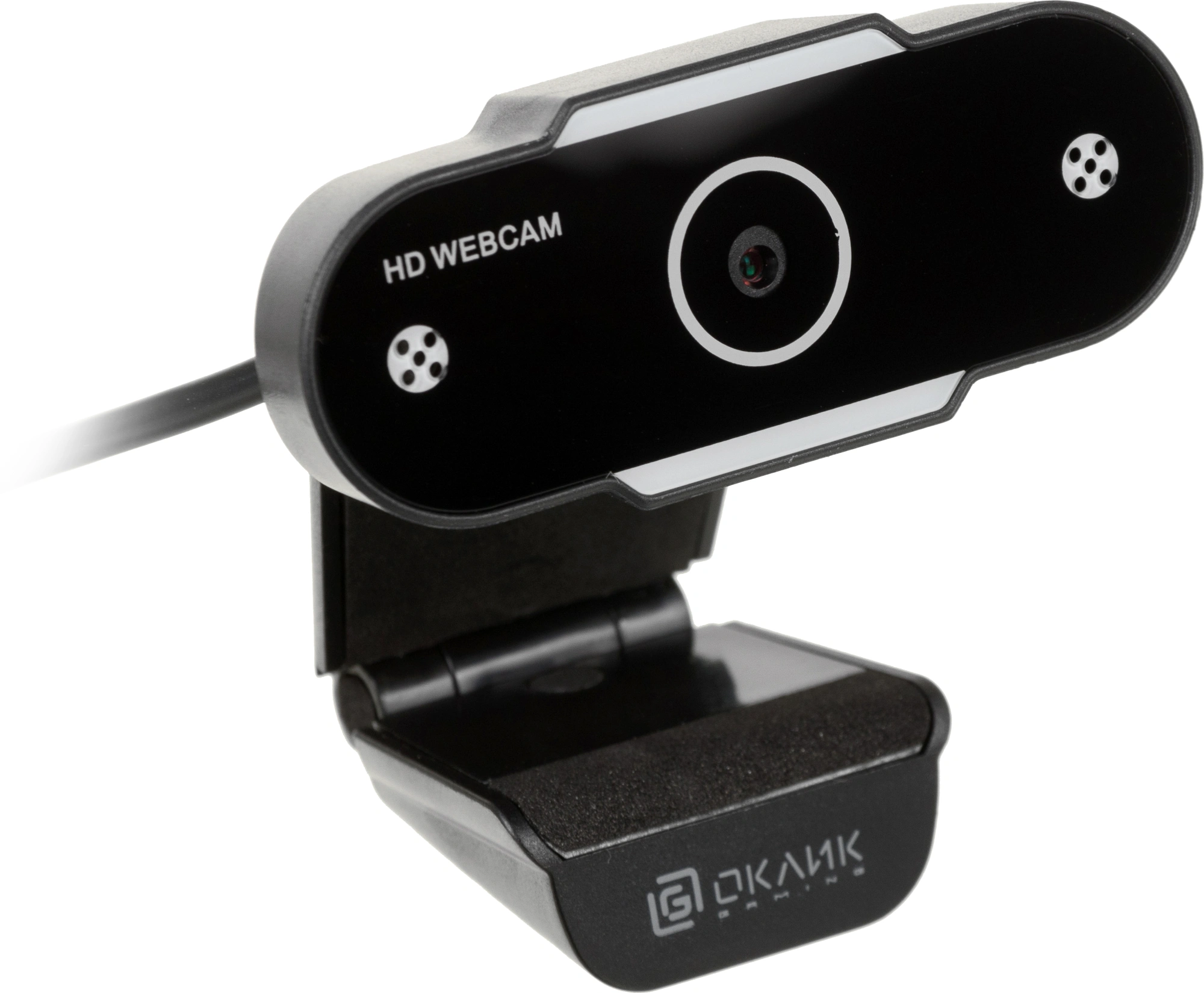 Камера Web Оклик OK-C012HD черный 1Mpix (1280x720) USB2.0 с микрофоном — миниатюра 7