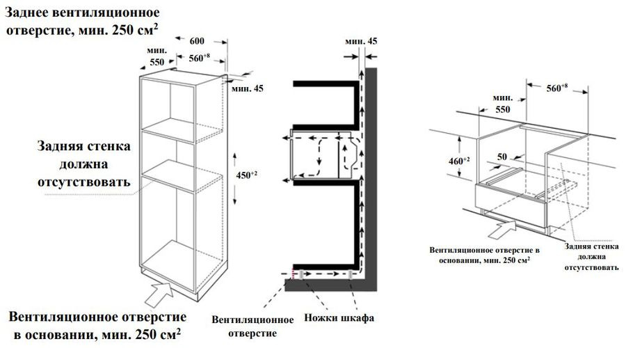 Духовой шкаф Электрический Weissgauff OEMS 459 PDB черный — миниатюра 4