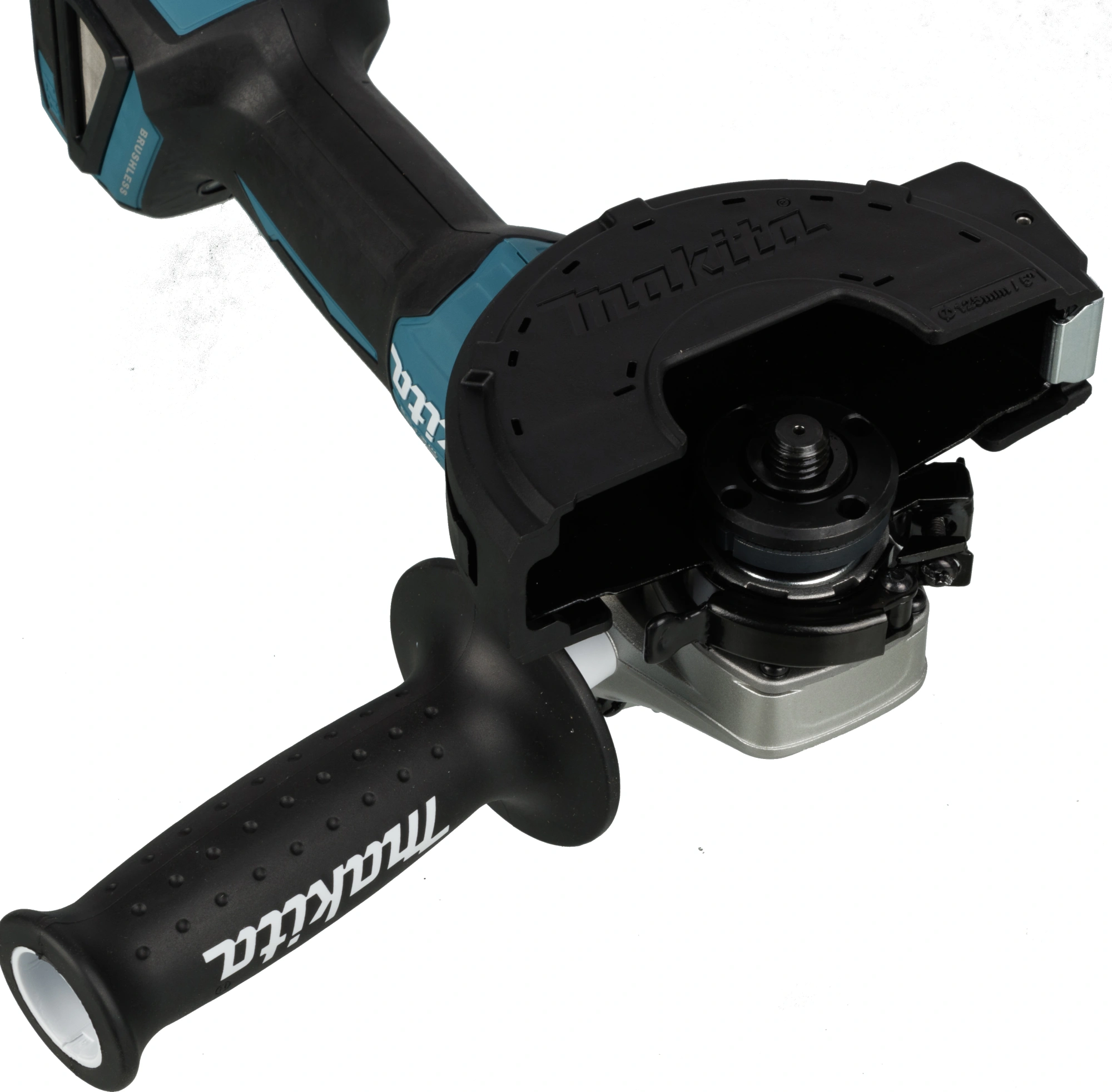 Углошлифовальная машина Makita DGA504Z 8500об/мин рез.шпин.:M14 d=125мм — миниатюра 4
