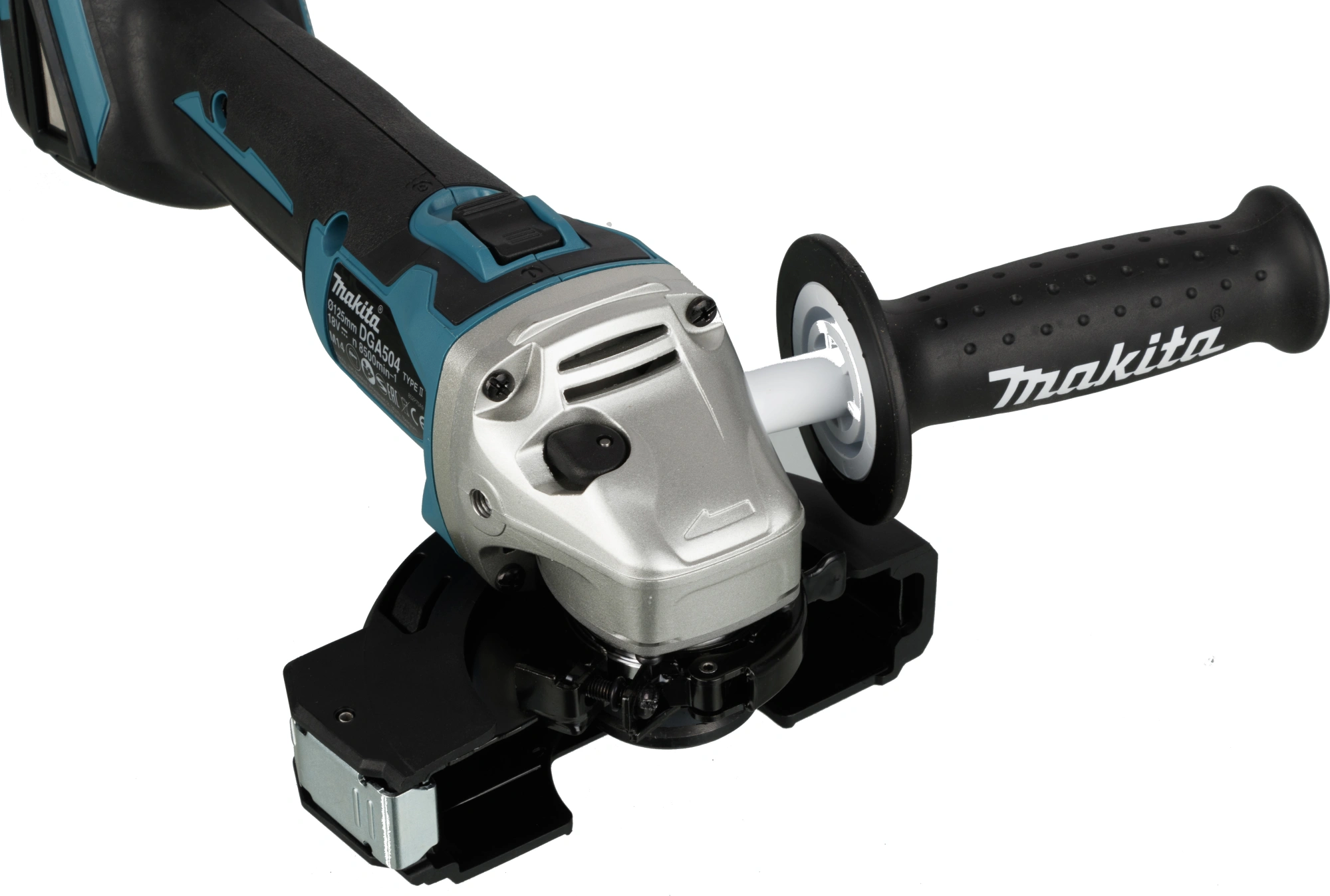 Углошлифовальная машина Makita DGA504Z 8500об/мин рез.шпин.:M14 d=125мм — миниатюра 5