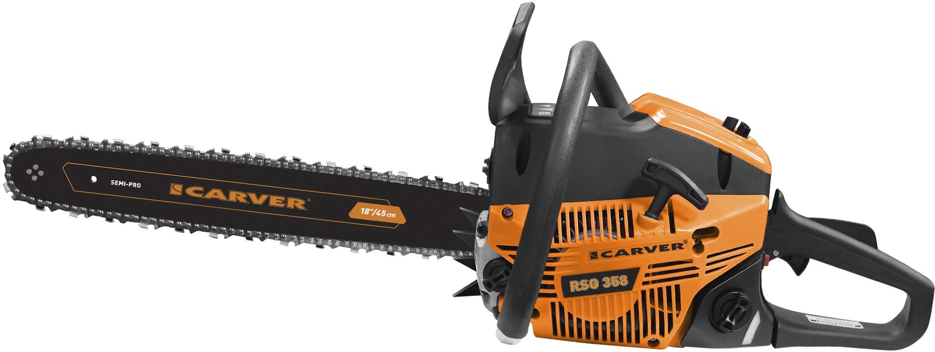 Бензопила Carver RSG 358 2200Вт 3л.с. дл.шины:18" (45cm) (01.004.00046) — миниатюра 3