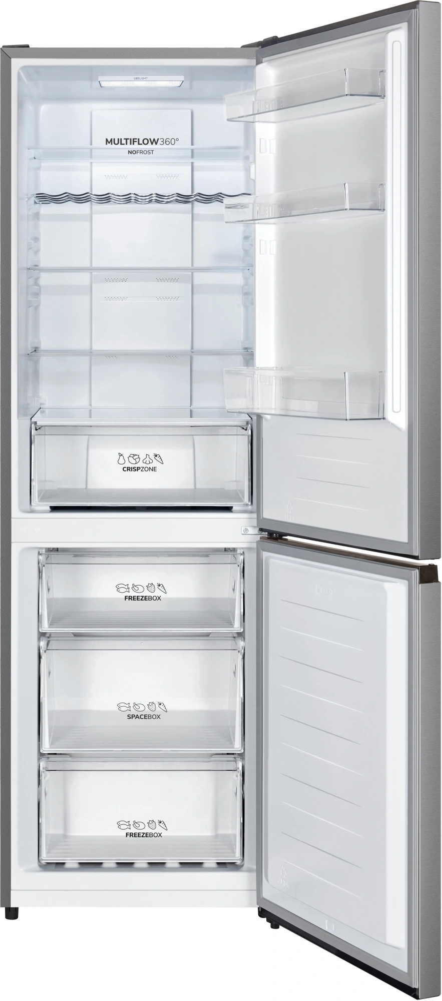 Холодильник Gorenje NRK619FAS4 2-хкамерн. серый — миниатюра 2