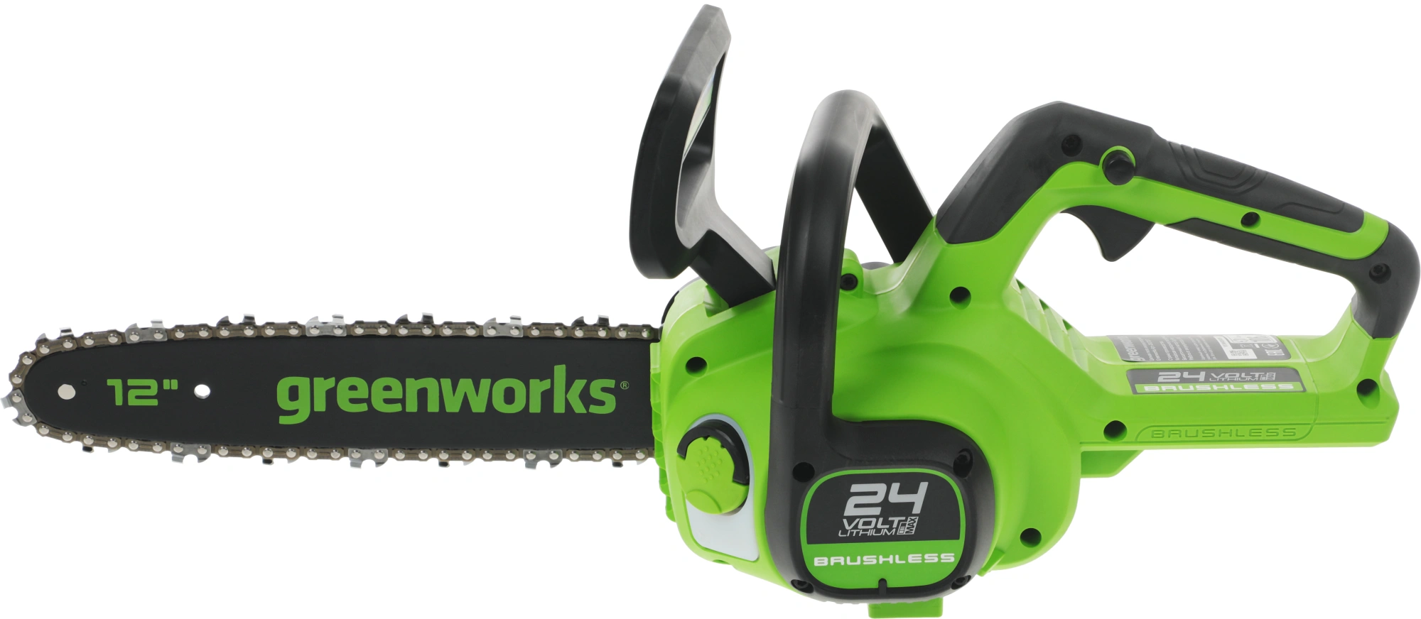 Цепная пила Greenworks GD24CS30K4 аккум. дл.шины:12" (30cm) 1аккум. 4Ач ЗУ (2007007UB) — миниатюра 2