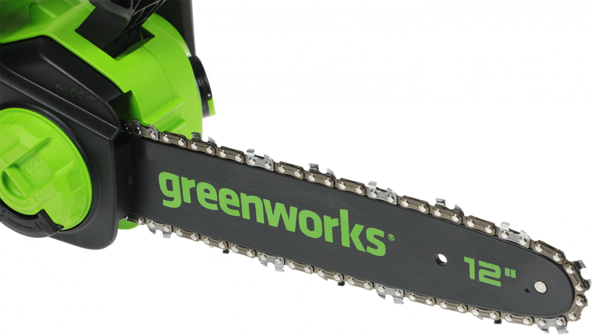 Цепная пила Greenworks GD24CS30K2 аккум. дл.шины:12" (30cm) 1аккум. 2Ач ЗУ (2007007UA) — миниатюра 6
