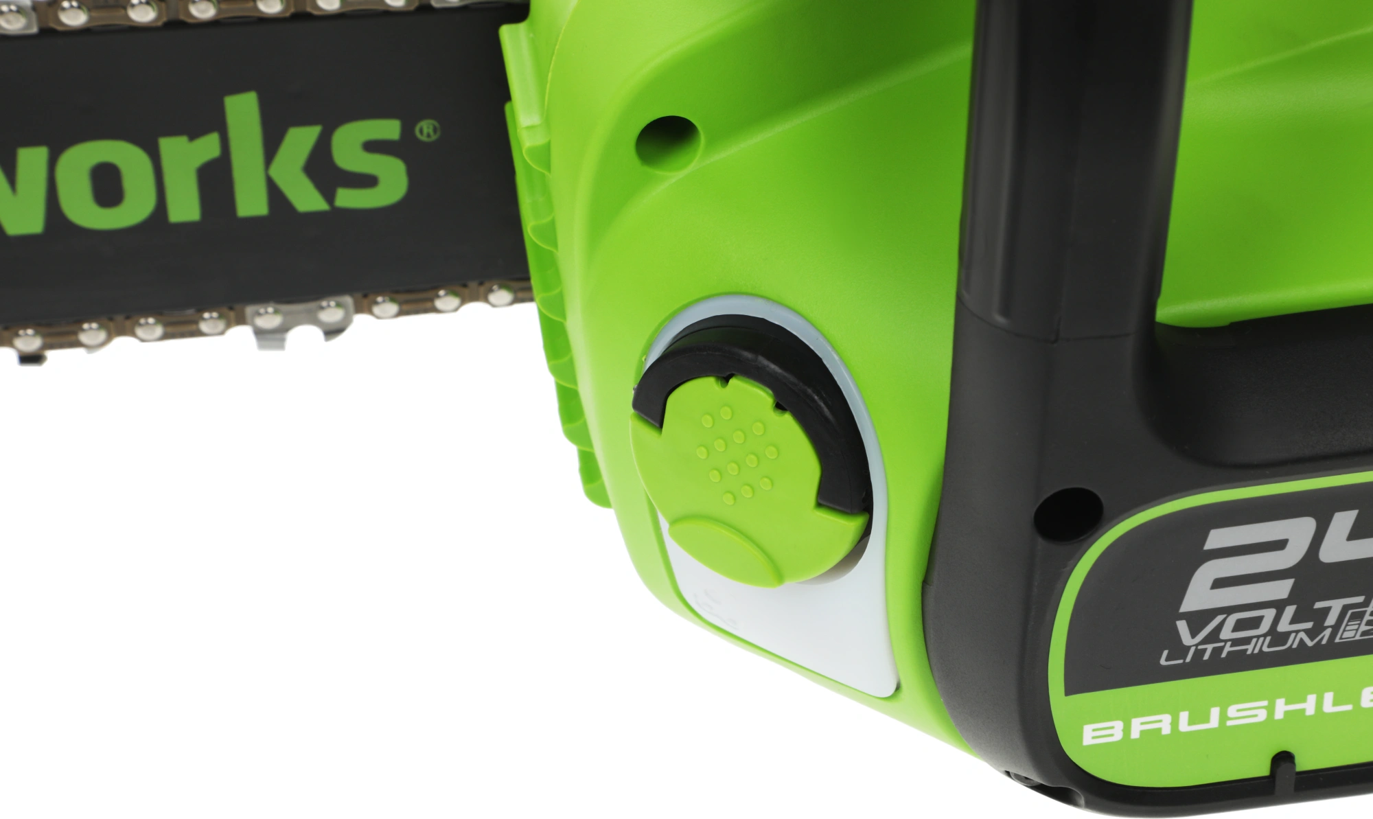 Цепная пила Greenworks GD24CS30 аккум. дл.шины:12" (30cm) (2007007) — миниатюра 3