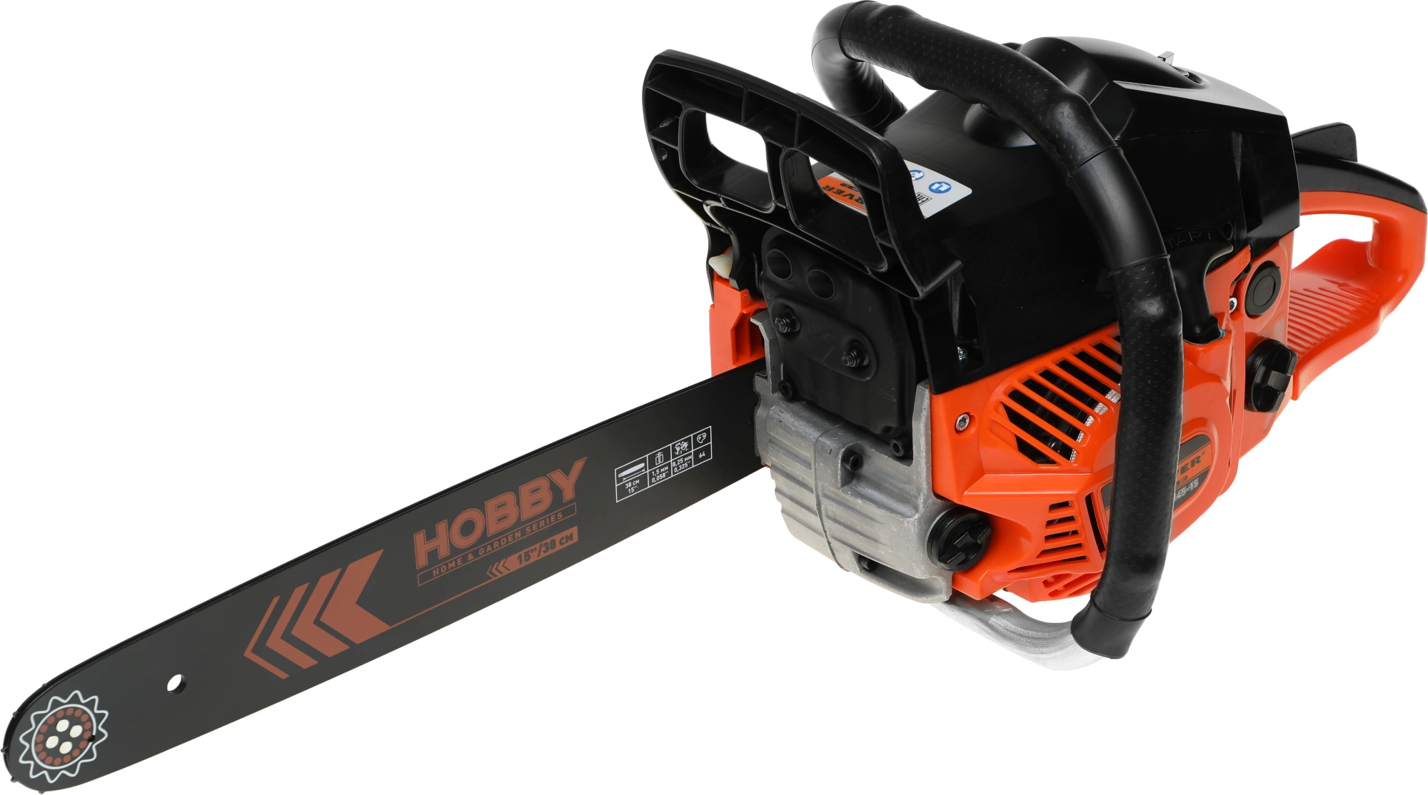 Бензопила Carver HOBBY HSG 145-15 1800Вт 2.5л.с. дл.шины:16" (38cm) (01.004.00042) — миниатюра 2