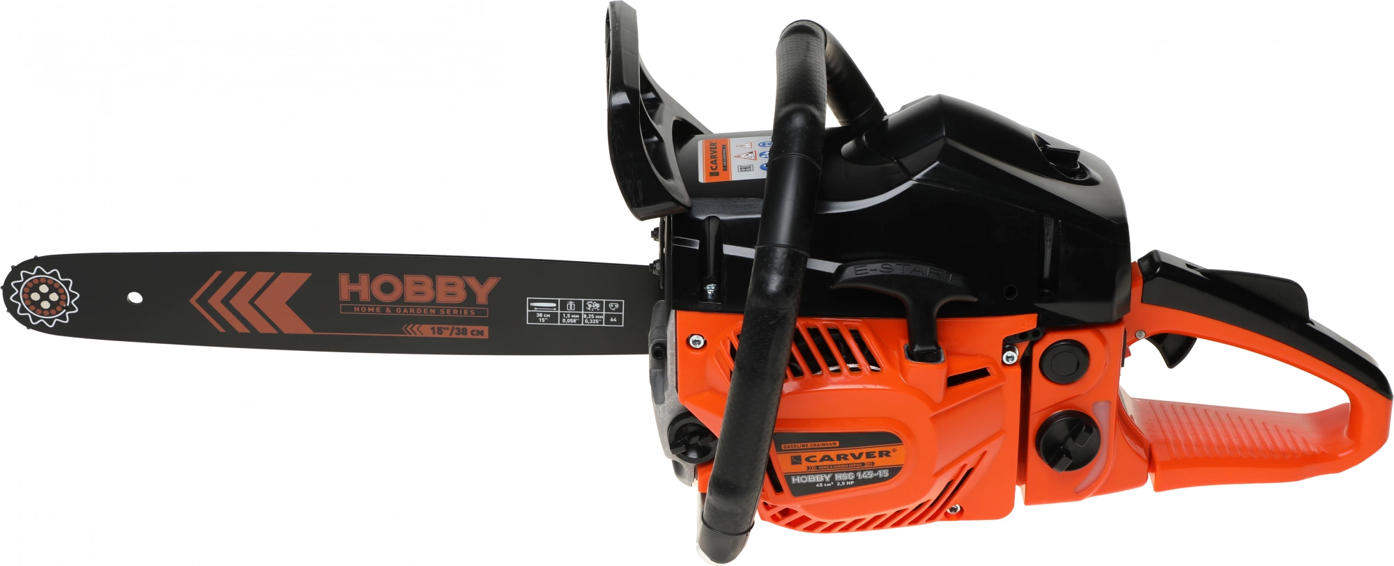 Бензопила Carver HOBBY HSG 145-15 1800Вт 2.5л.с. дл.шины:16" (38cm) (01.004.00042) — миниатюра 3