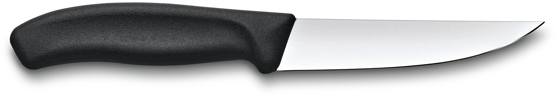 Нож кухонный Victorinox Swiss Classic (6.8103.12B) стальной разделочный лезв.120мм прямая заточка черный блистер — миниатюра 2