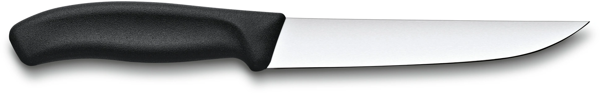 Нож кухонный Victorinox Swiss Classic (6.8103.15B) стальной разделочный лезв.150мм прямая заточка черный блистер — миниатюра 2