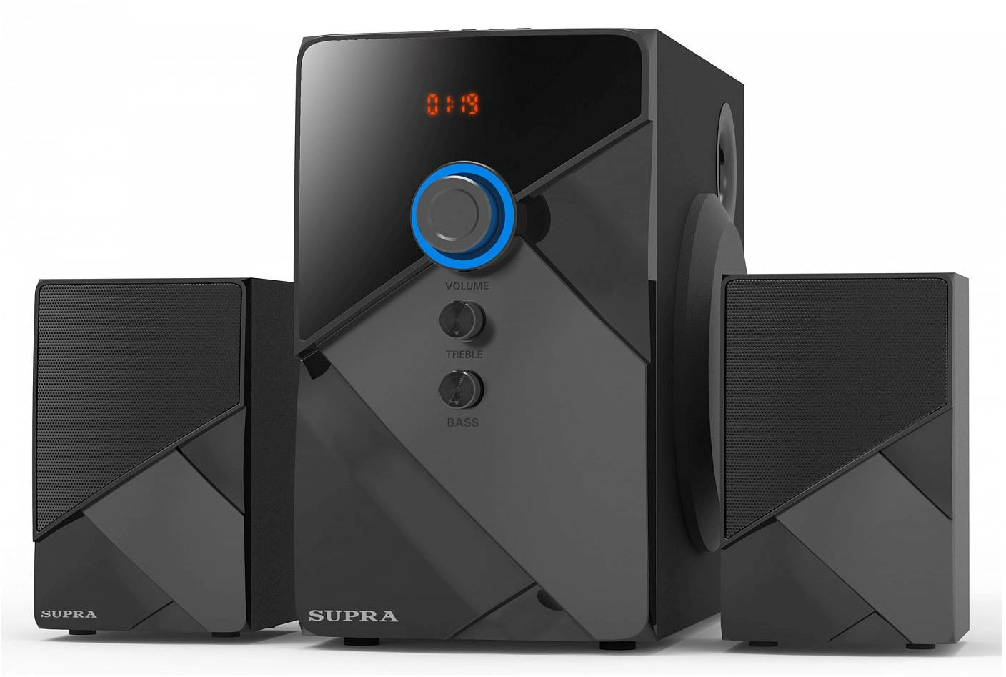 Минисистема Supra SMB-290 черный 60Вт FM USB BT SD — миниатюра 2