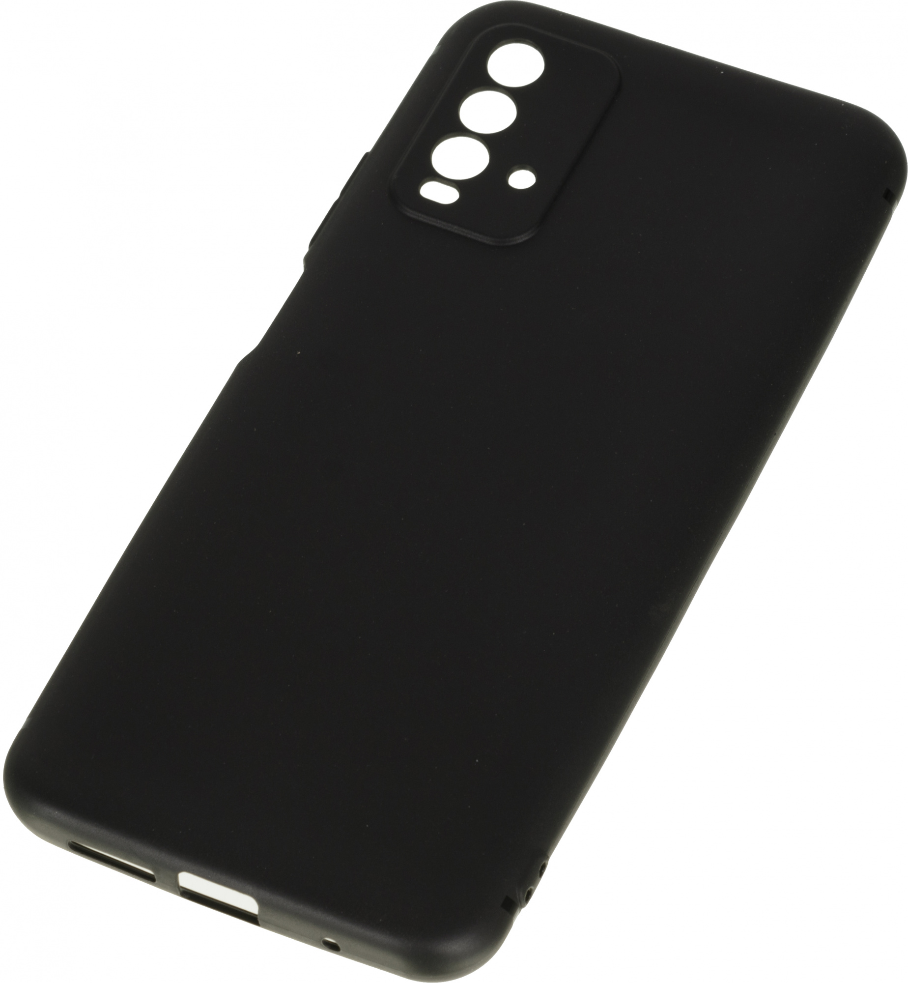 Чехол (клип-кейс) BoraSCO для Xiaomi Redmi 9t Silicone Case черный (39914) — миниатюра 3