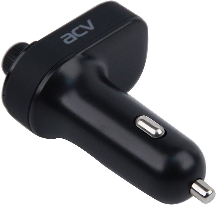 Автомобильный FM-модулятор ACV FMT-118B черный BT USB (37399) — миниатюра 2