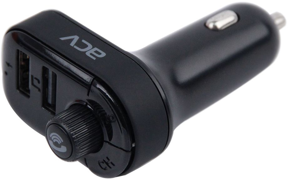 Автомобильный FM-модулятор ACV FMT-118B черный BT USB (37399) — миниатюра 3