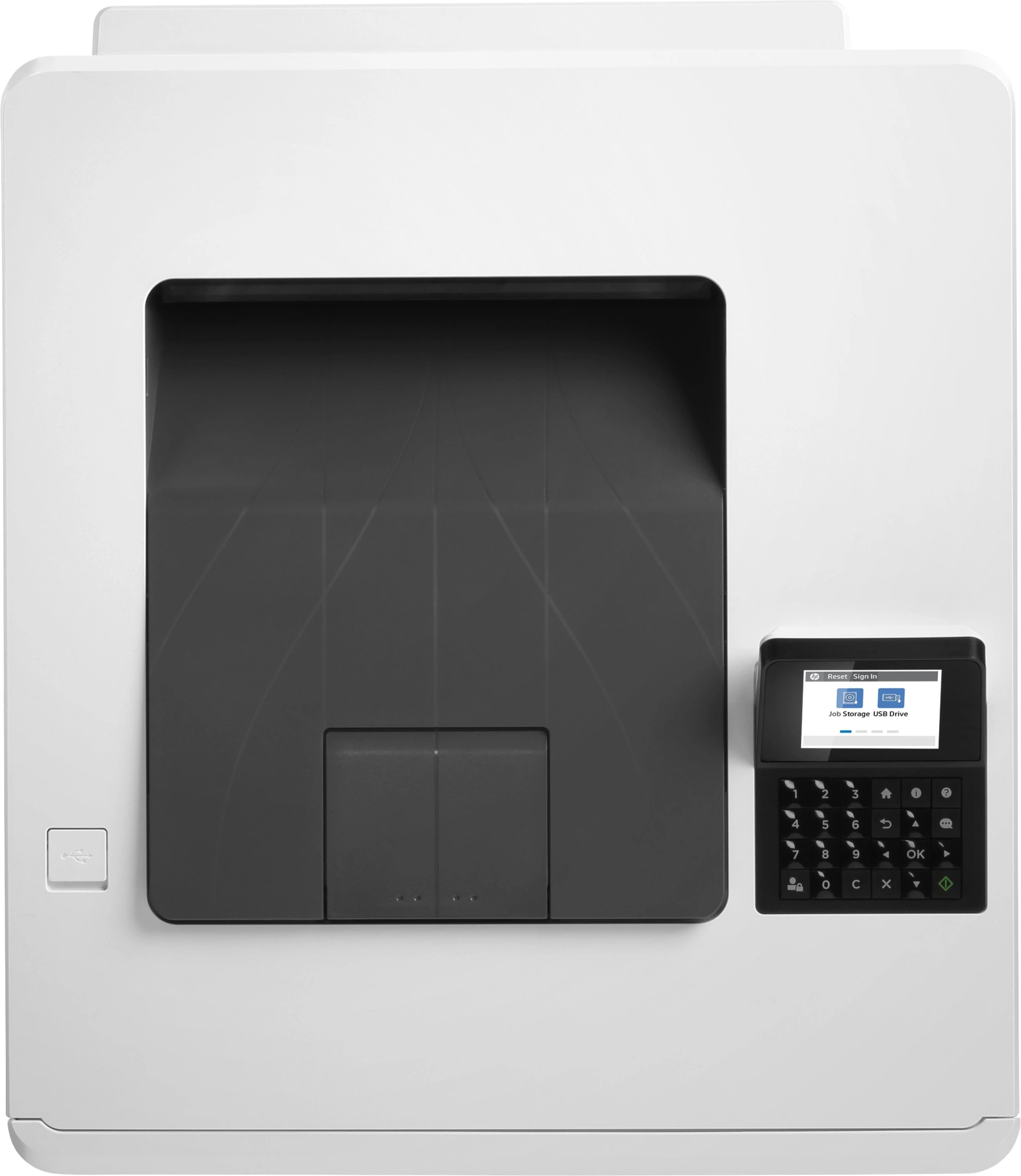 Принтер лазерный HP Color LaserJet Enterprise M455dn (3PZ95A) A4 Duplex Net белый — миниатюра 3