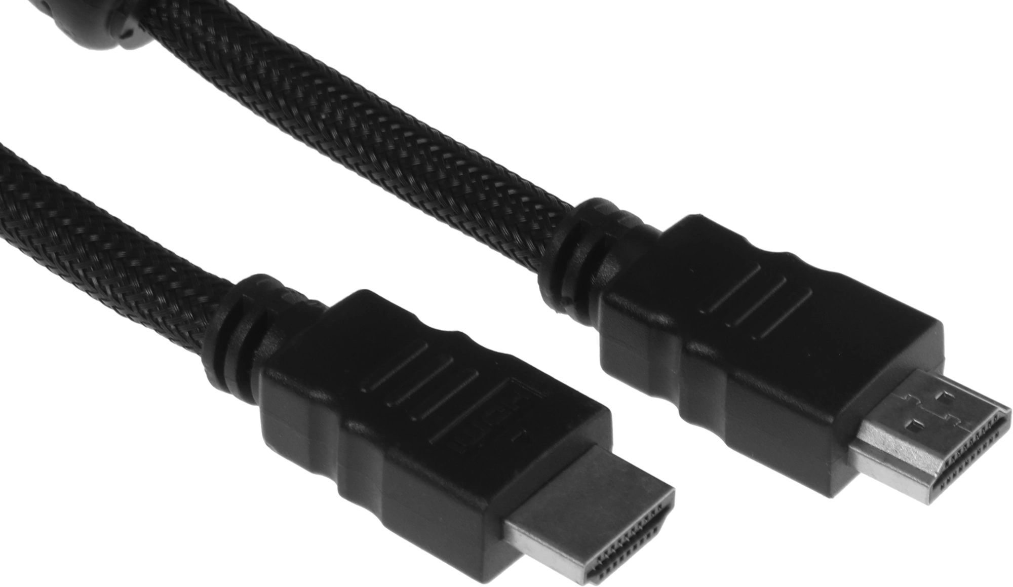 Кабель аудио-видео Buro HDMI (m)/HDMI (m) 5м. феррит.кольца позолоч.конт. черный (HDMI-V1.4-5MC) — миниатюра 5