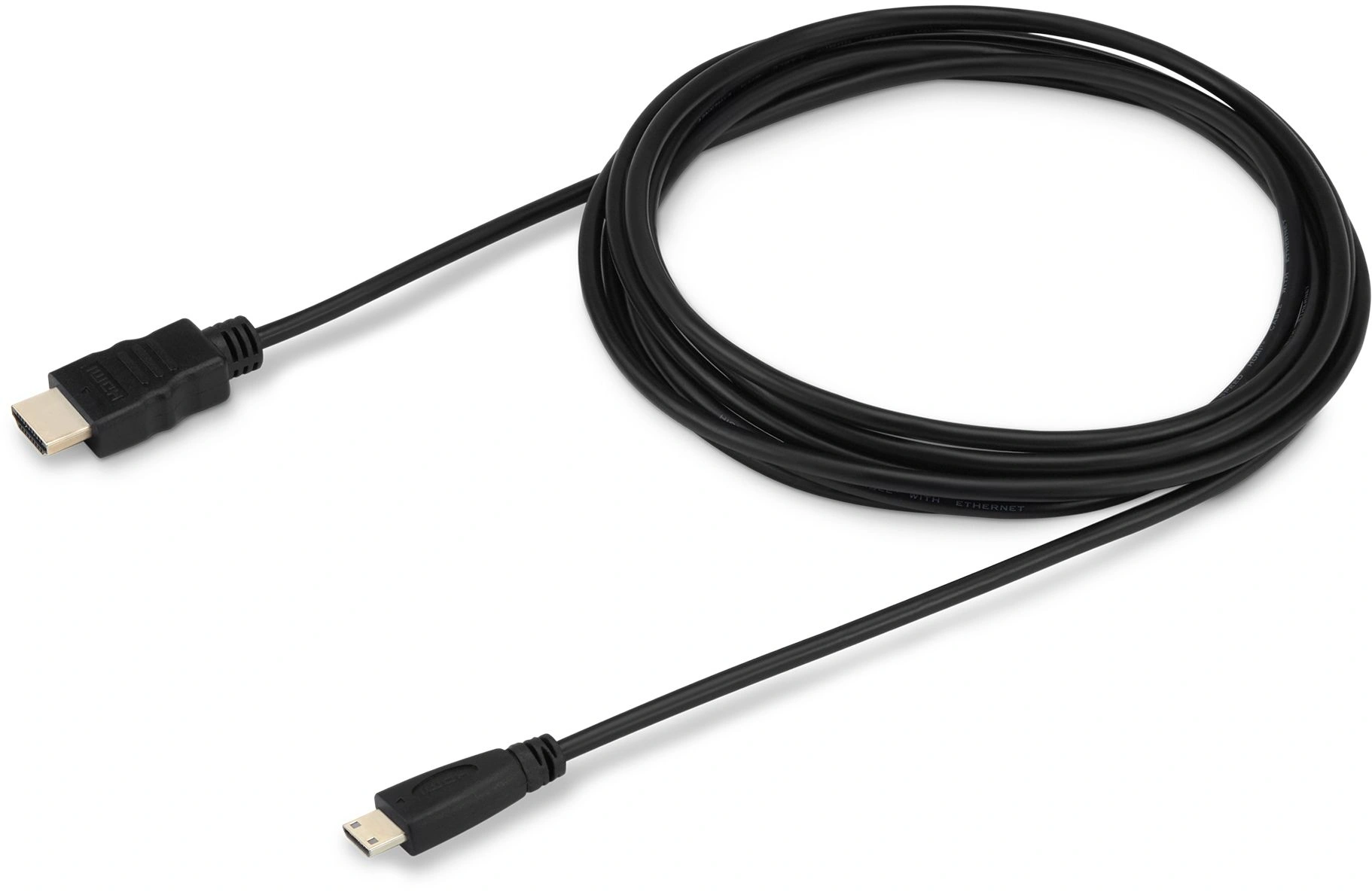 Кабель аудио-видео Buro mini-HDMI (m)/HDMI (m) 5м. черный (BHP-MINHDMI-5) — миниатюра 3