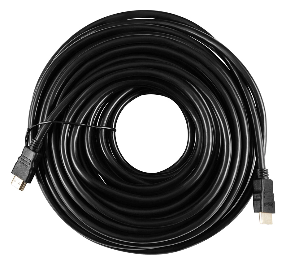 Кабель аудио-видео Buro HDMI (m)/HDMI (m) 20м. черный (BHP-HDMI-1.4-20) — фото 1