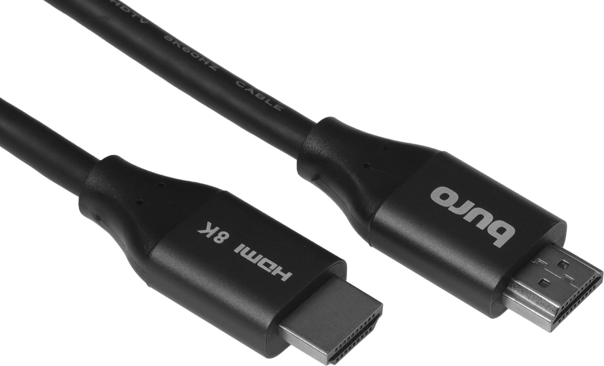 Кабель аудио-видео Buro HDMI (m)/HDMI (m) 3м. феррит.кольца позолоч.конт. черный (BHP-HDMI-2.1-3G) — миниатюра 4