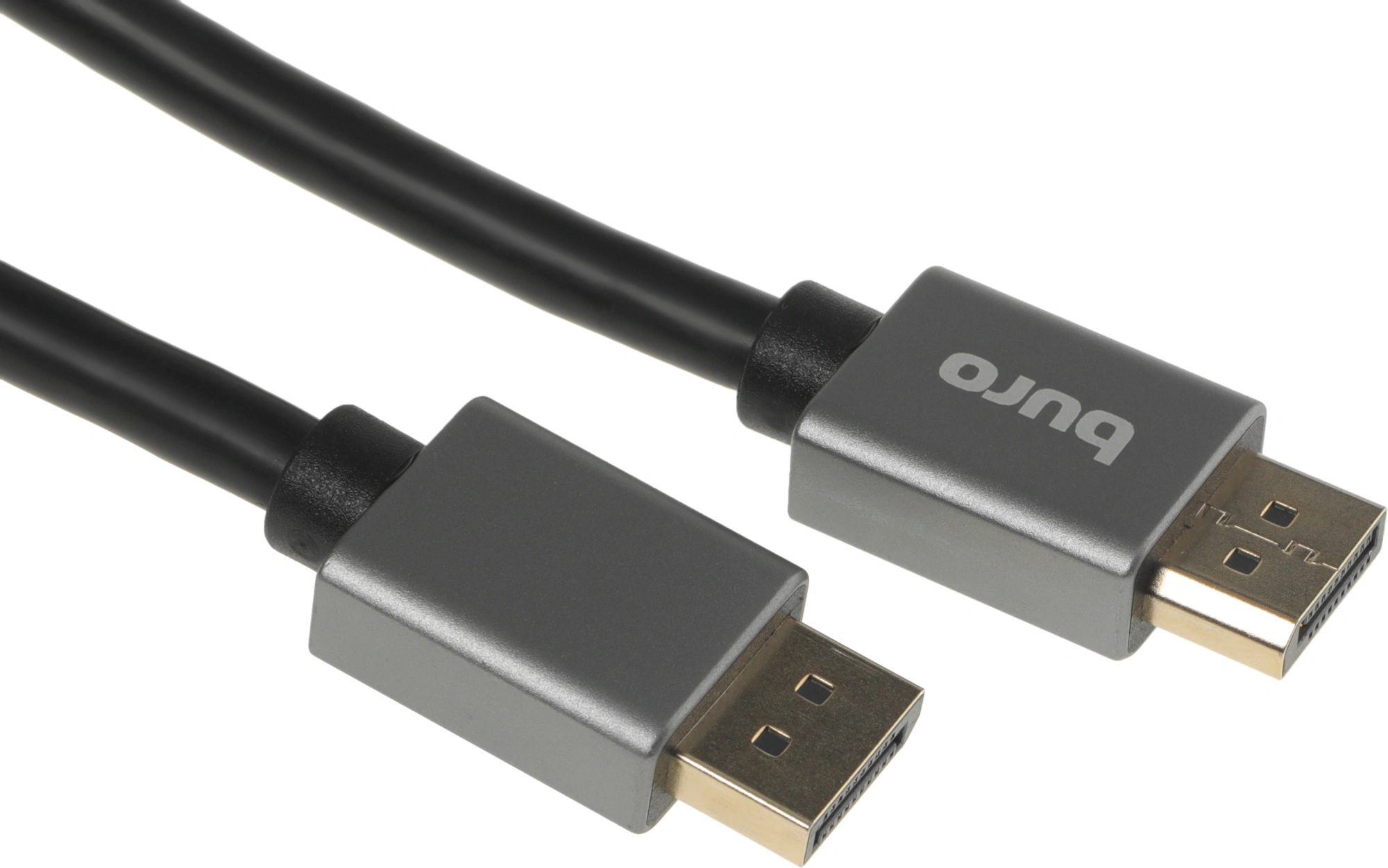 Кабель аудио-видео Buro V1.4 DisplayPort (m)/DisplayPort (m) 3м. позолоч.конт. черный (BHP-DPP-1.4-3G) — миниатюра 4