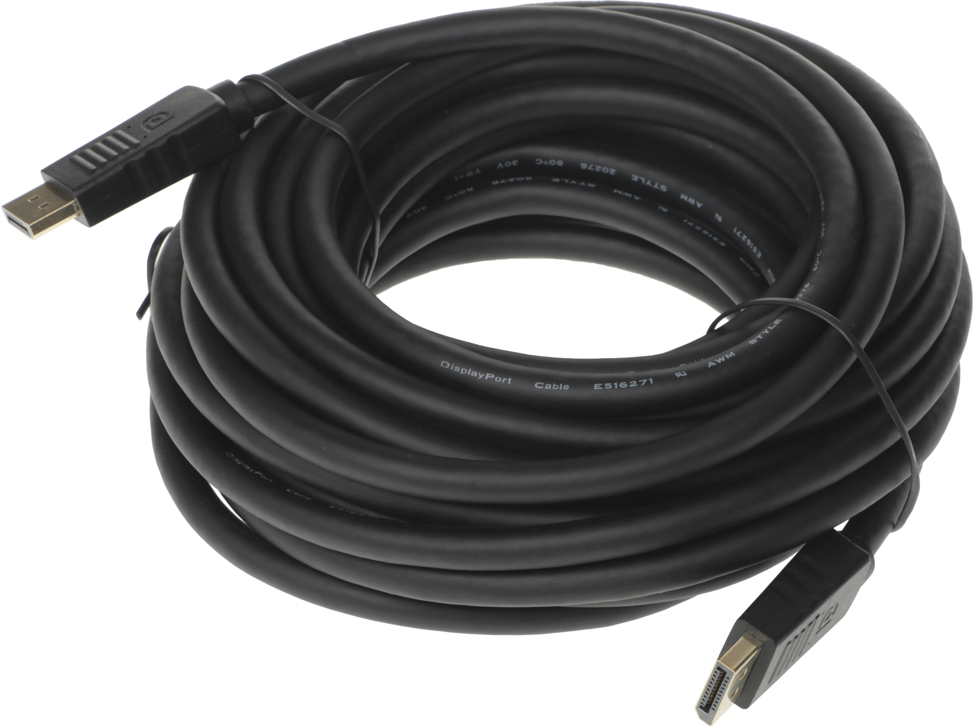 Кабель аудио-видео Buro V1.4 DisplayPort (m)/DisplayPort (m) 10м. черный (BHP-DPP-1.4-10) — миниатюра 3