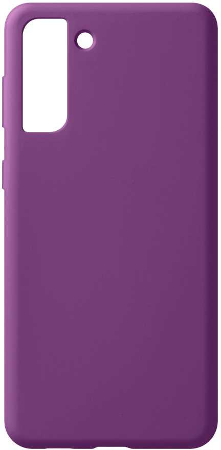 Чехол (клип-кейс) Deppa для Samsung Galaxy S21+ Liquid Silicone Pro фиолетовый (870024) — миниатюра 2