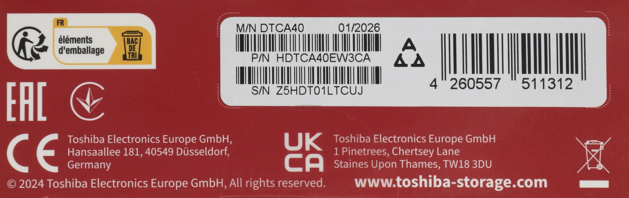 Жесткий диск Toshiba USB3.0 4TB HDTCA40EW3CA Canvio Advance 2.5" светло-бежевый — миниатюра 2