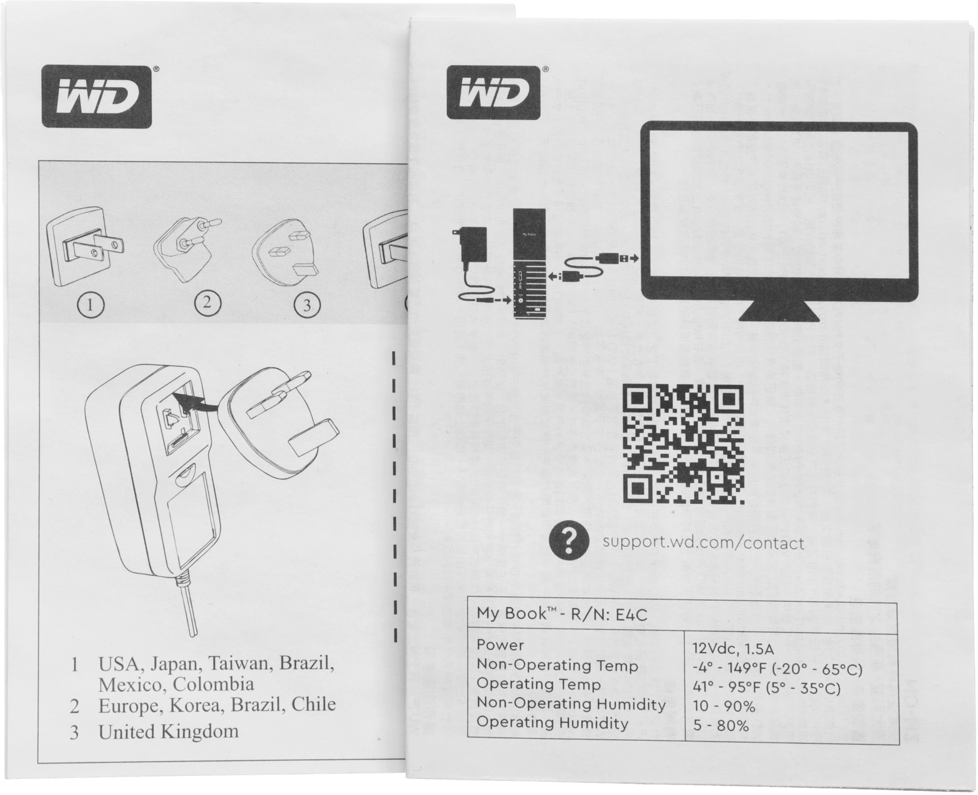 Жесткий диск WD USB3.0 14TB WDBBGB0140HBK-EESN My Book 3.5" черный — миниатюра 5