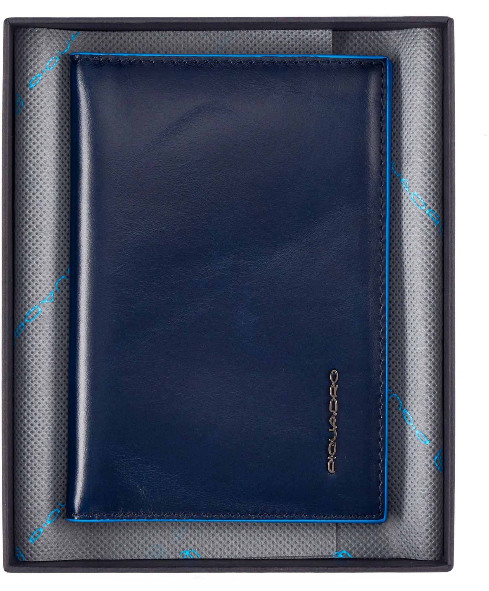 Обложка для паспорта Piquadro Blue Square PP5255B2/BLU2 синий натур.кожа — миниатюра 6